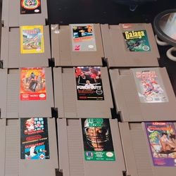 10 Nintendo Nes games 