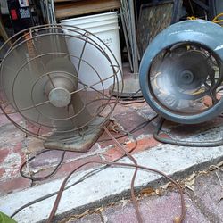 2 Antique Fans - Working