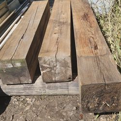 12 By 12 Cypress Post 8ft Long 