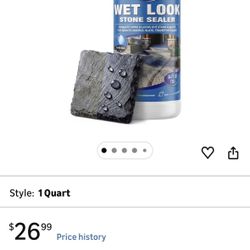 Wet Look Stone Sealer (1 Quart)- 2 count