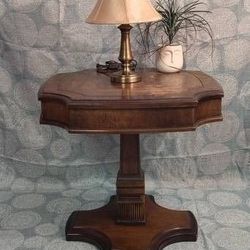 Vintage Accent Lane Table Use As Bird Cage Stand TV Fish Tank Plant