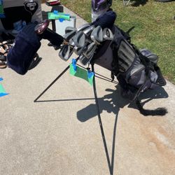 Golf Bag And Clubs