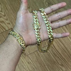 chain and bracelet set