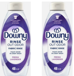 2 PACK Downy Rinse  Fresh Lavender Rinse Out Odors  48 fl oz