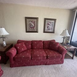 Vintage Palm Tree  Broyhill Living Room Set