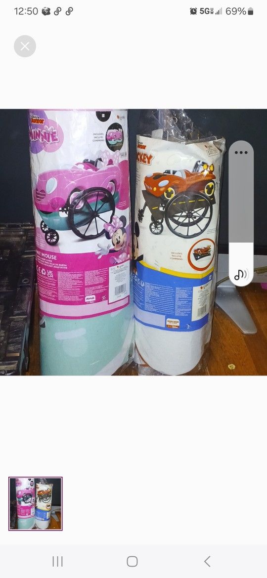 Mickey And Minnie Wheelchair Covers