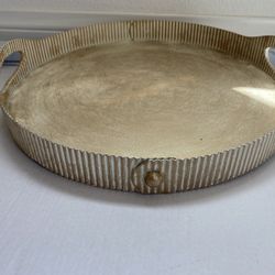 DECONATION Medium code. Iron Gold Round Tray,