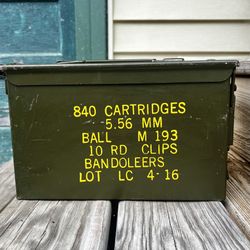 Vintage Ammo Box - Storage