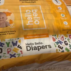 Hello Bello diapers size one