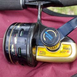 PLS CHECK ALL PICS -ONLY SERIOUS BUYERS PLS, ABU GARCIA - GOLD MAX 507 MK2 "PRICE IS FIRM CASH ONLY" 