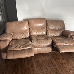 Leather Couch 