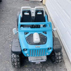 Kids Blue Jeep 