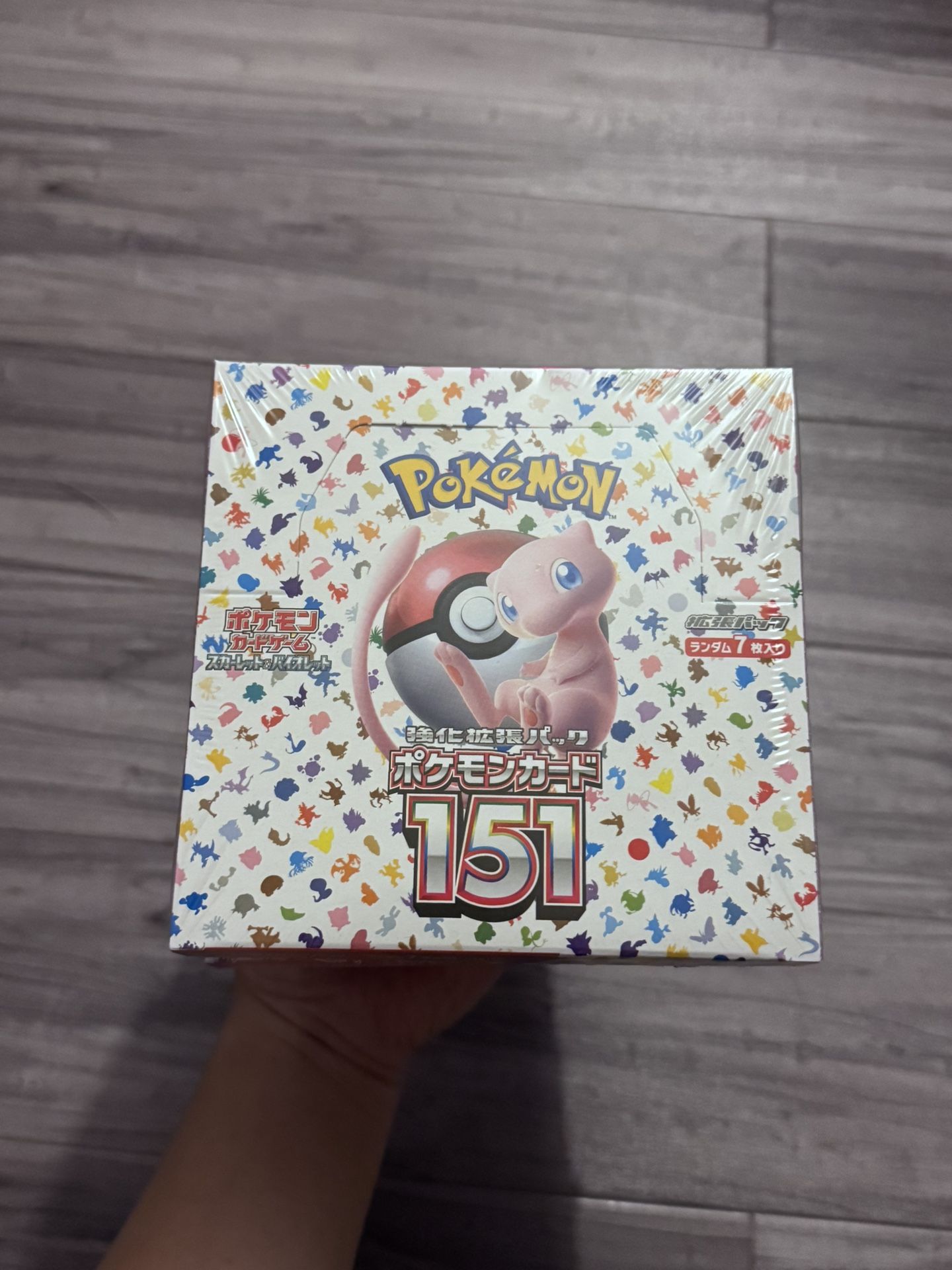 Pokemon 151 Japanese Booster Boxes Sealed With Shrink