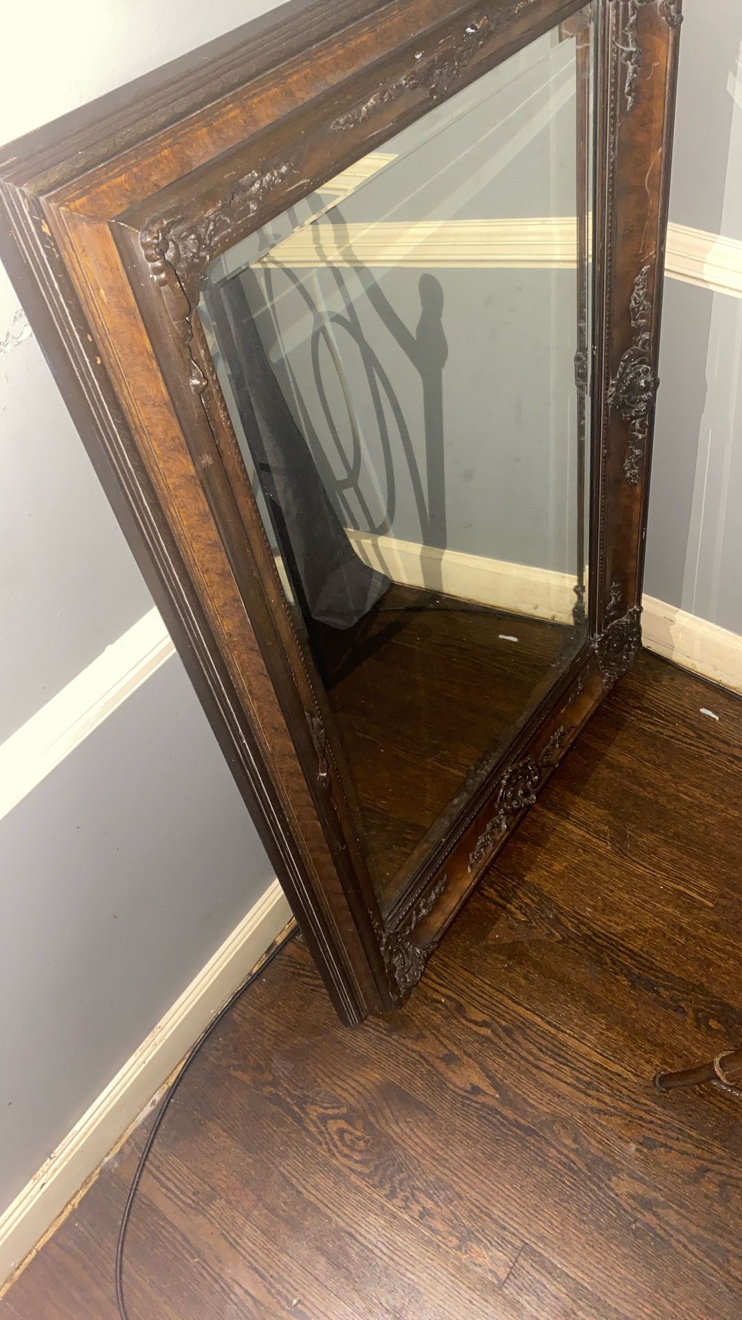 Mirror with frame