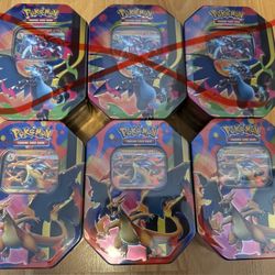 Pokemon Mega Charizard Y Tins