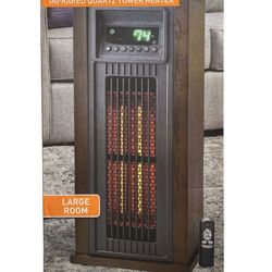 Lifesmart 23” Oscillating Infrared Tower Electric Space Heater