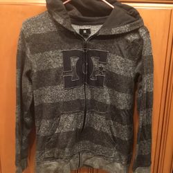 Boys DC Zip Up Hoody Size Medium Or 10/12