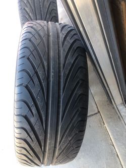 Tires and rims set of 2