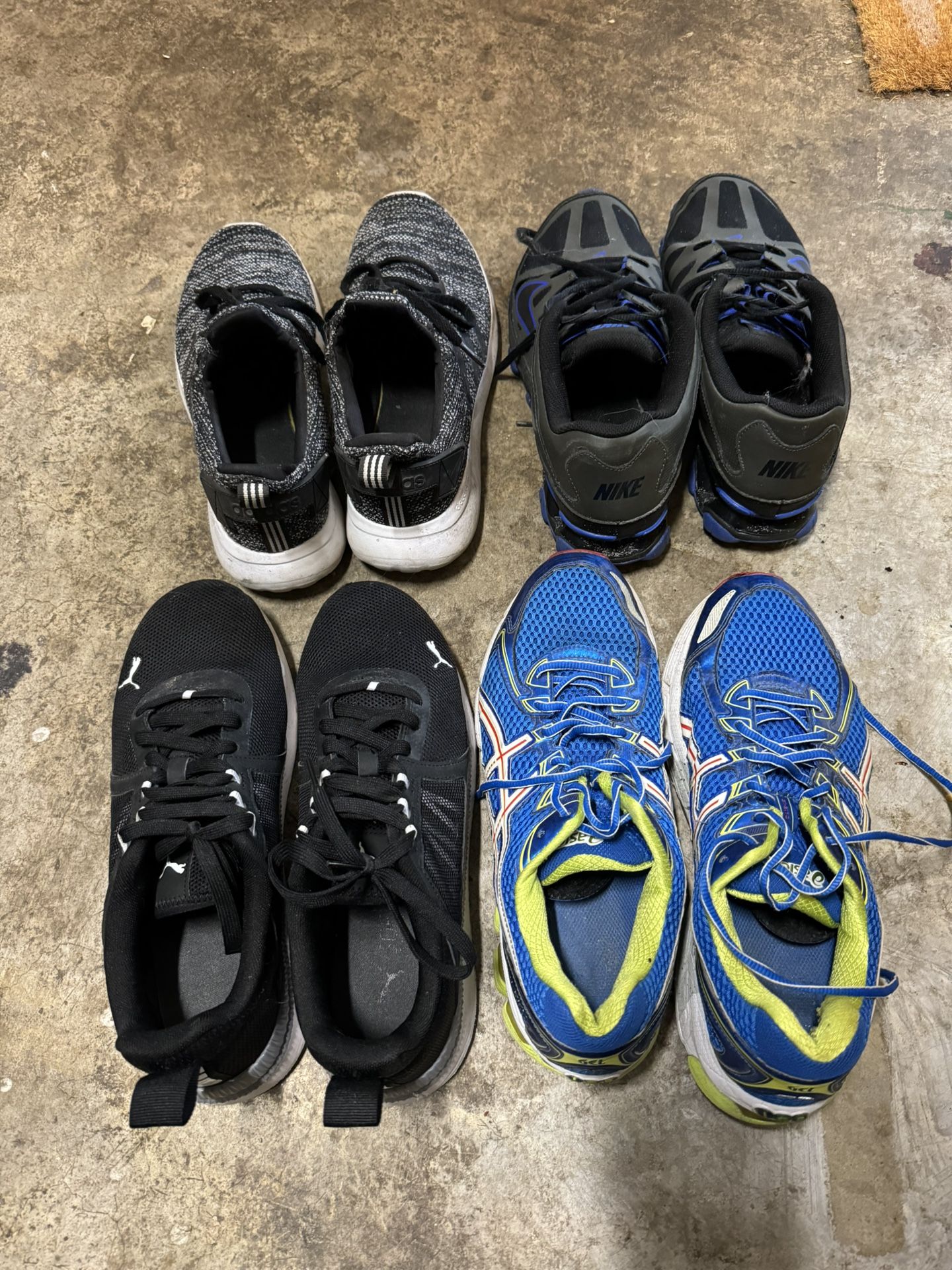 Mens Shoes Nike Puma Asics