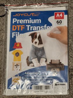 Joycut Art Premium DTF Transfer Film A4 60 Sheets