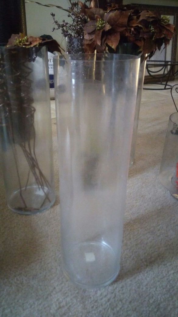 24 inch Cylinder vase/weddind vase