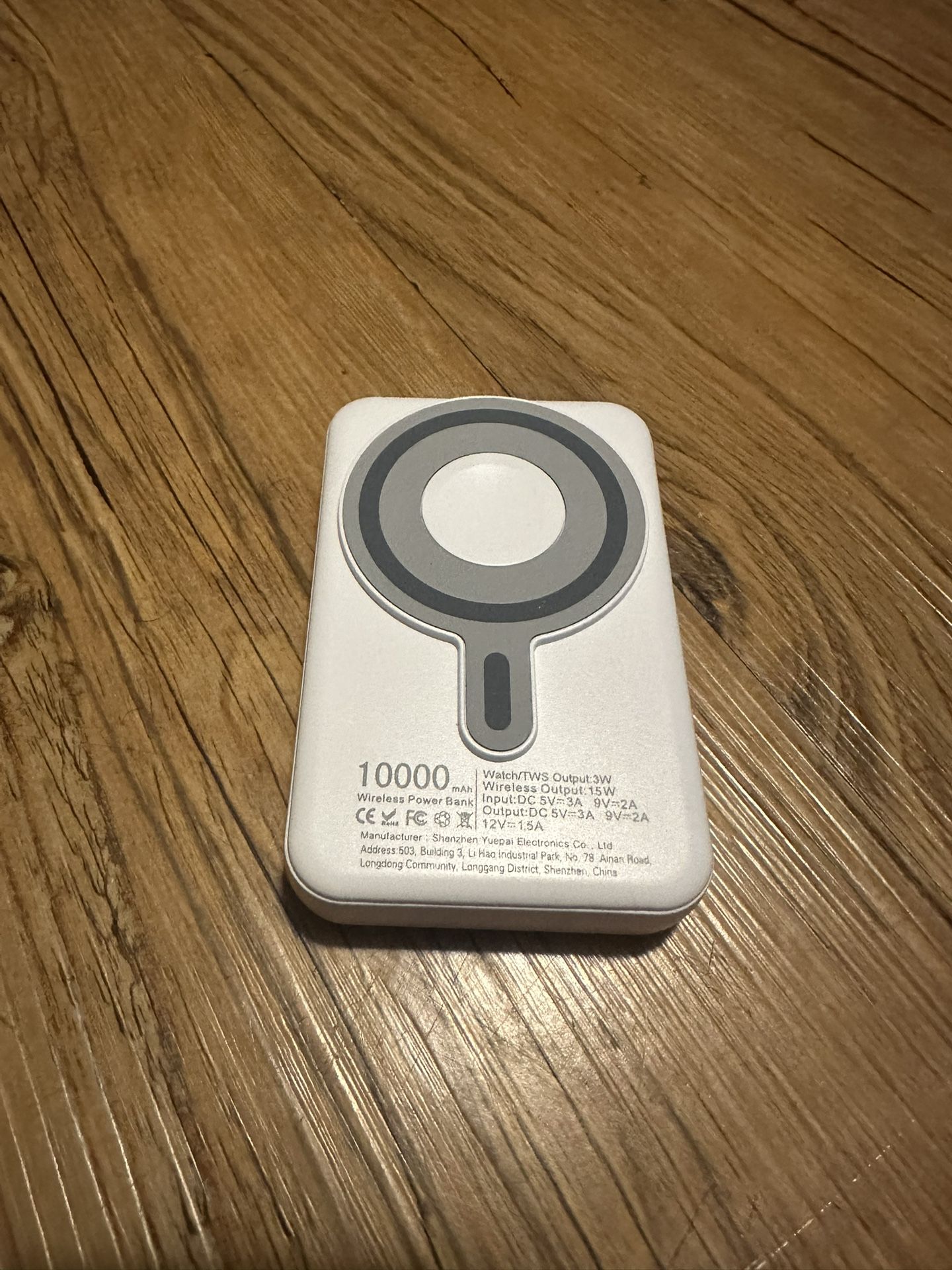 10000mah Magnetic Power Bank Fast Charger For Phones Watch Earbuds 