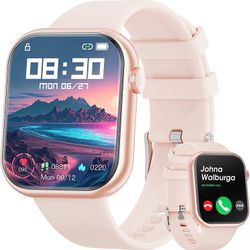 Smart Watch for Women Bluetooth Call (Answer/Make Call), 1.83" Full Touch Screen Smartwatch Fitness Watches with Heart Rate Sleep Monitor,Sports Modes