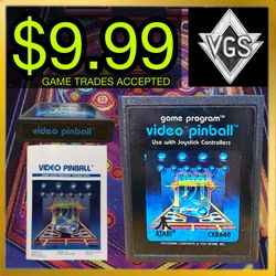Atari Video Pinball CX2648 Atari 2600 Game Cartridge 1981
