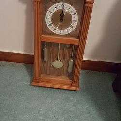 Oak Wall Clock