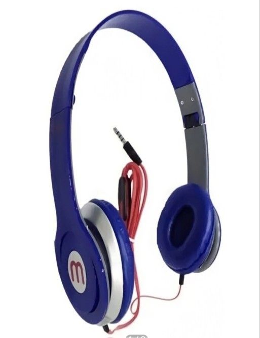 Blue Wired Head Phone Never Used