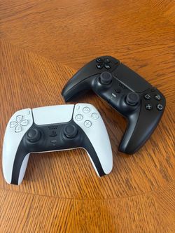 PS5 DualSense Controllers – White and Black