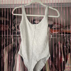 grey tank bodysuit basic