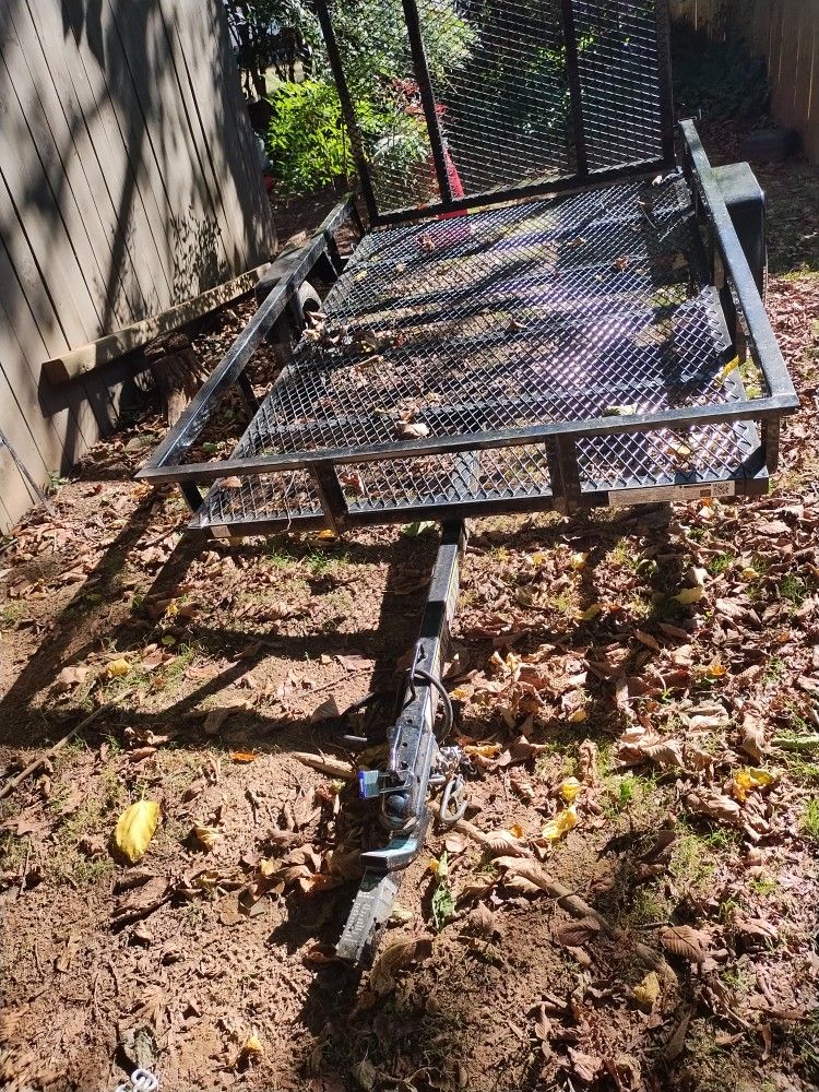 BRAND NEW W/ TITLE 5X8 TRAILER WITH NICE LONG LOADING RAMP. for Sale in