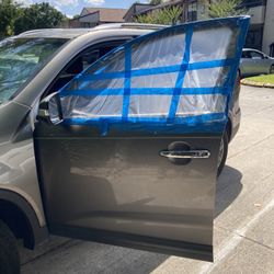 Replace Door Glass (broken glass)