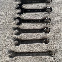 Matco Tools Metric Midgets Wrenches Sizes:( 10,12,13,14,15,17 ) Plus 9MM Shorts Wrench ( Same Like Snap On Tools )