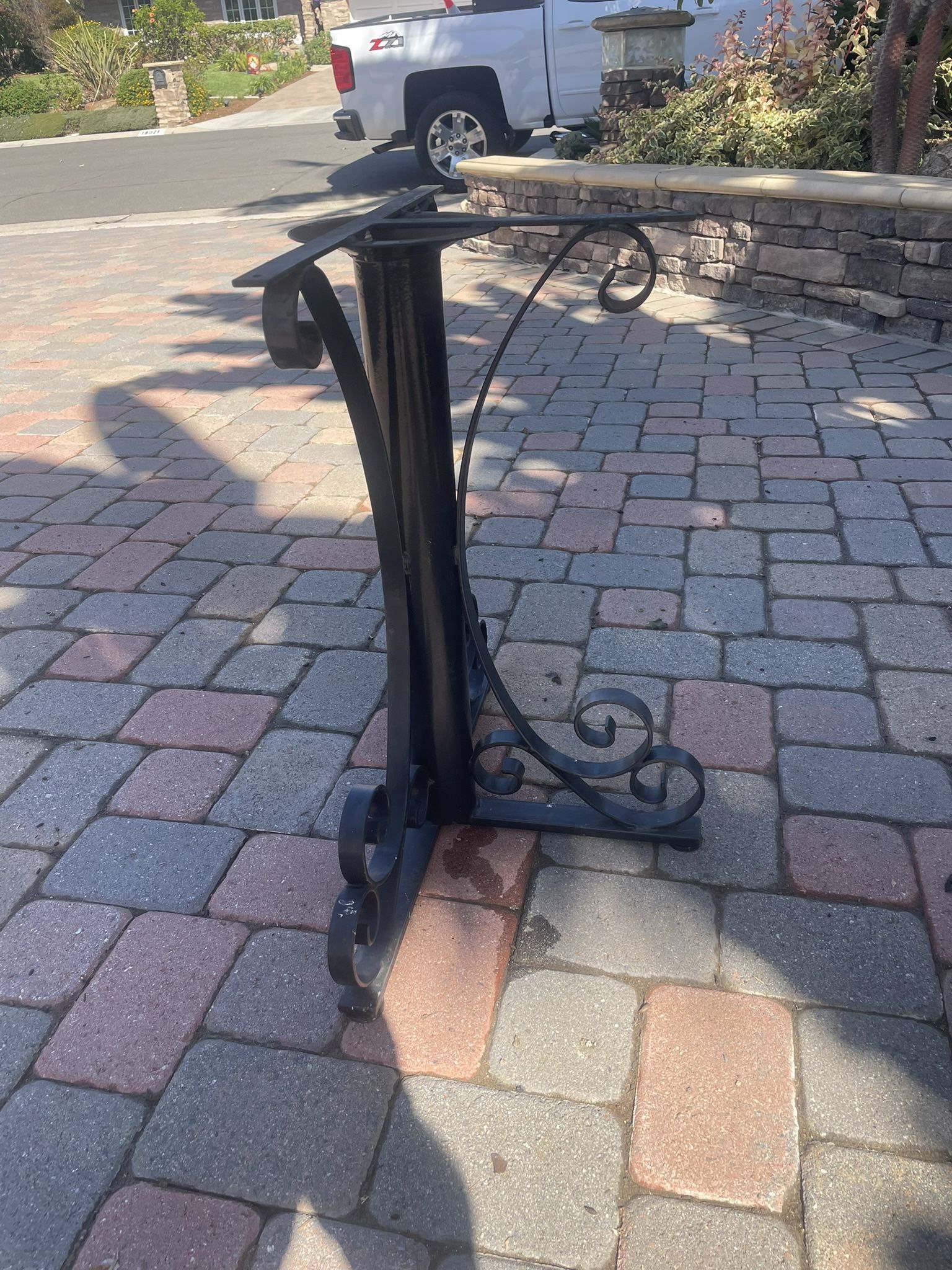 Vintage Wrought Iron Table Legs