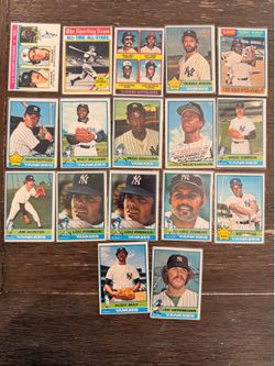 1976 Topps New York Yankees Baseball cards