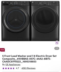 Washer & Dryer