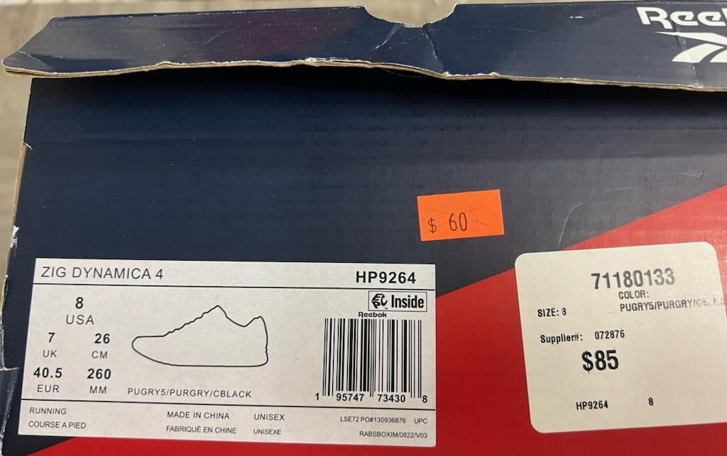Reebok Zig Dynamic 4 (HP9264) (Brand New Shoes)