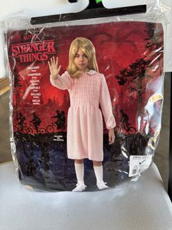 Halloween Costume, Eleven From Stranger Things large Kids
