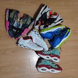 Shoe Bundle Nikes And Reebok's 