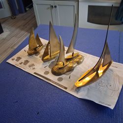 Brass Sailboats