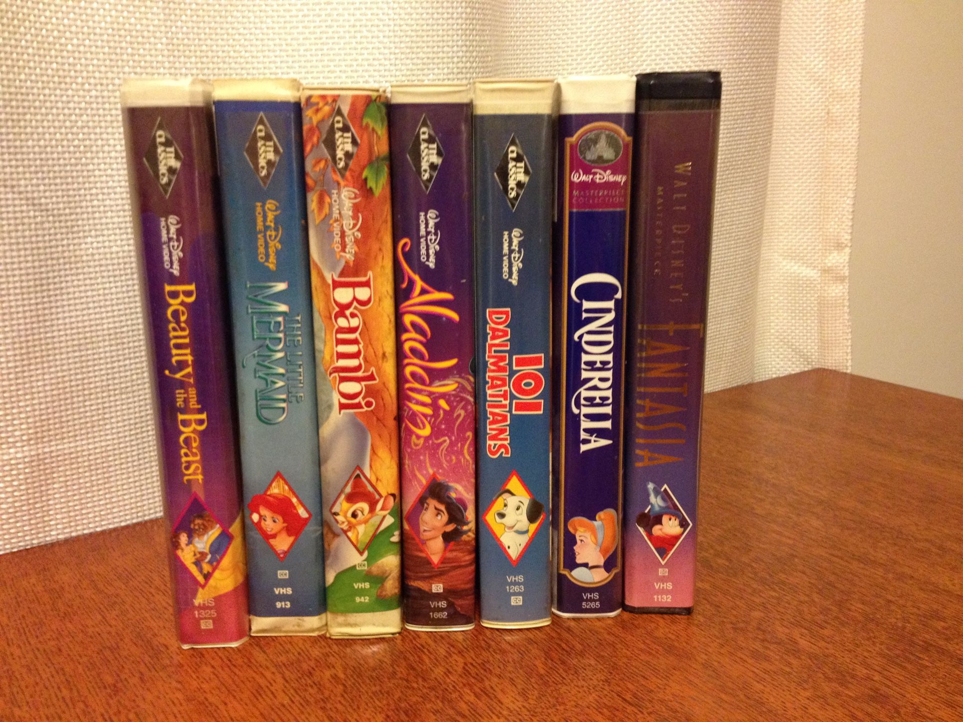 VHS Disney Black Diamond Tapes And More
