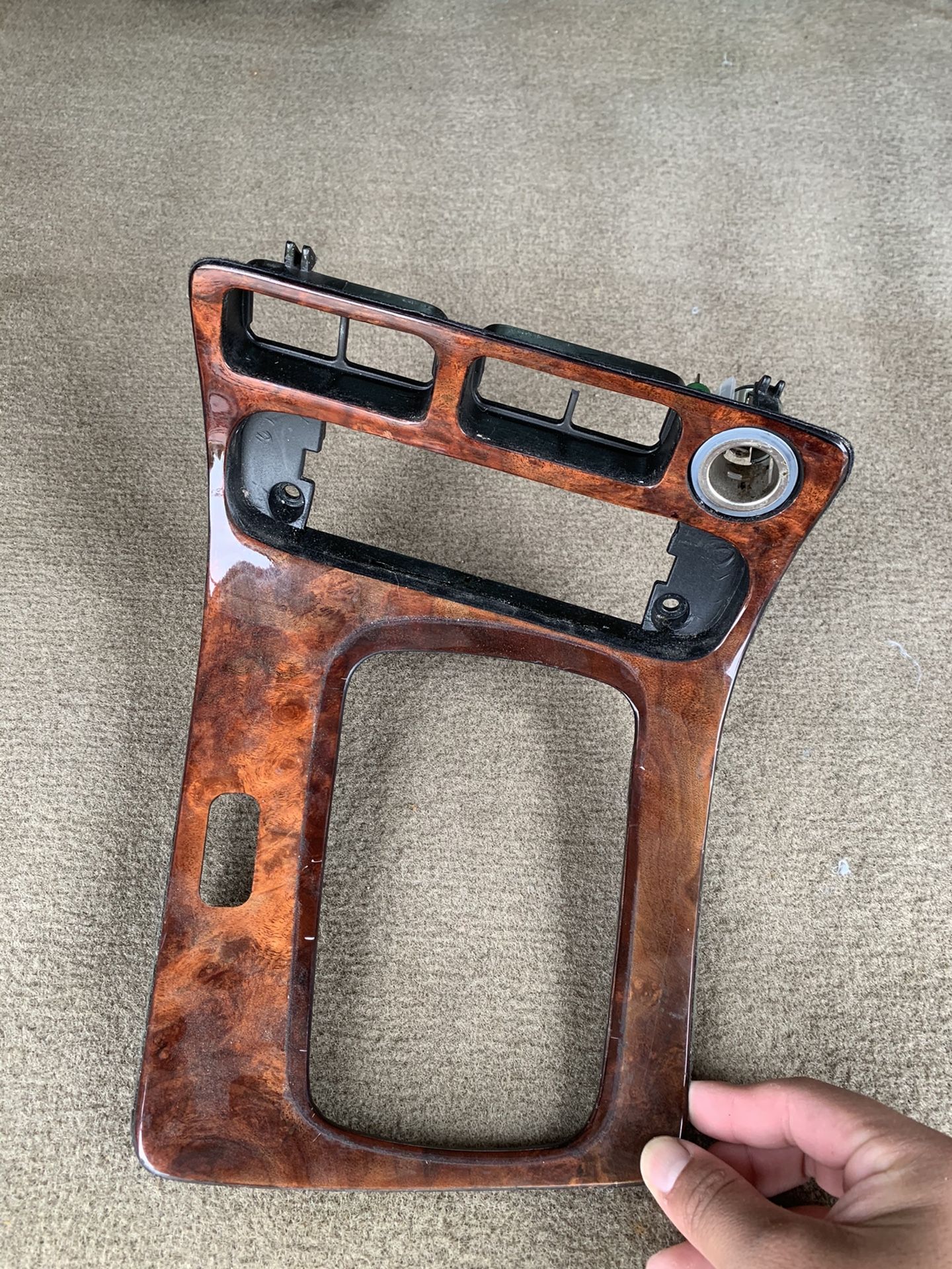 1995-2001 saab 9-5 center console wood bezel