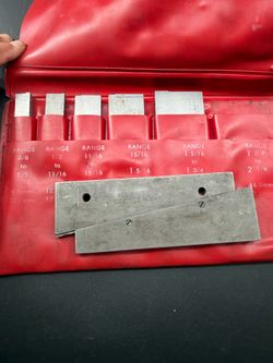 Starrett Adjustable Parallel Set