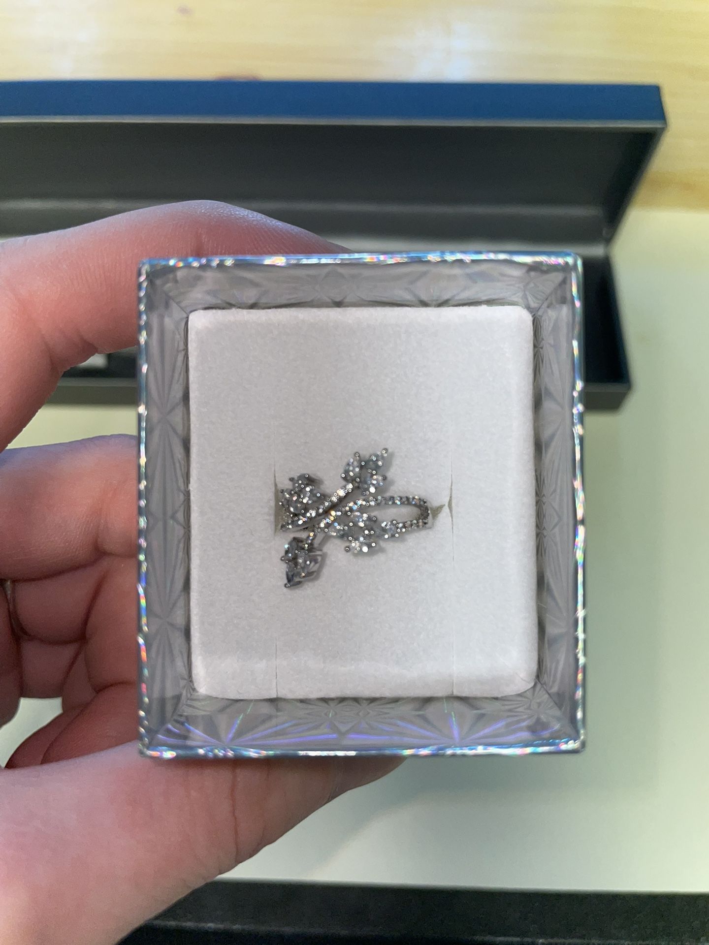 Diamond & Silver Bracelet and Ring - For Sale!
