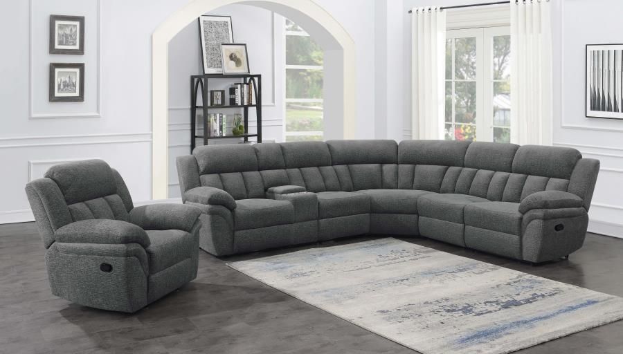 NEW GREY MODULAR Reclining Living Room Sectional SOFA COUCH $10 DOWN