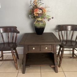 Refinished Ethan Allen Table And Chairs 
