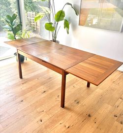 Vintage Teak Expanding Dining Table
