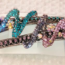 Rhinestone Metal Hair Clips $5 For Both